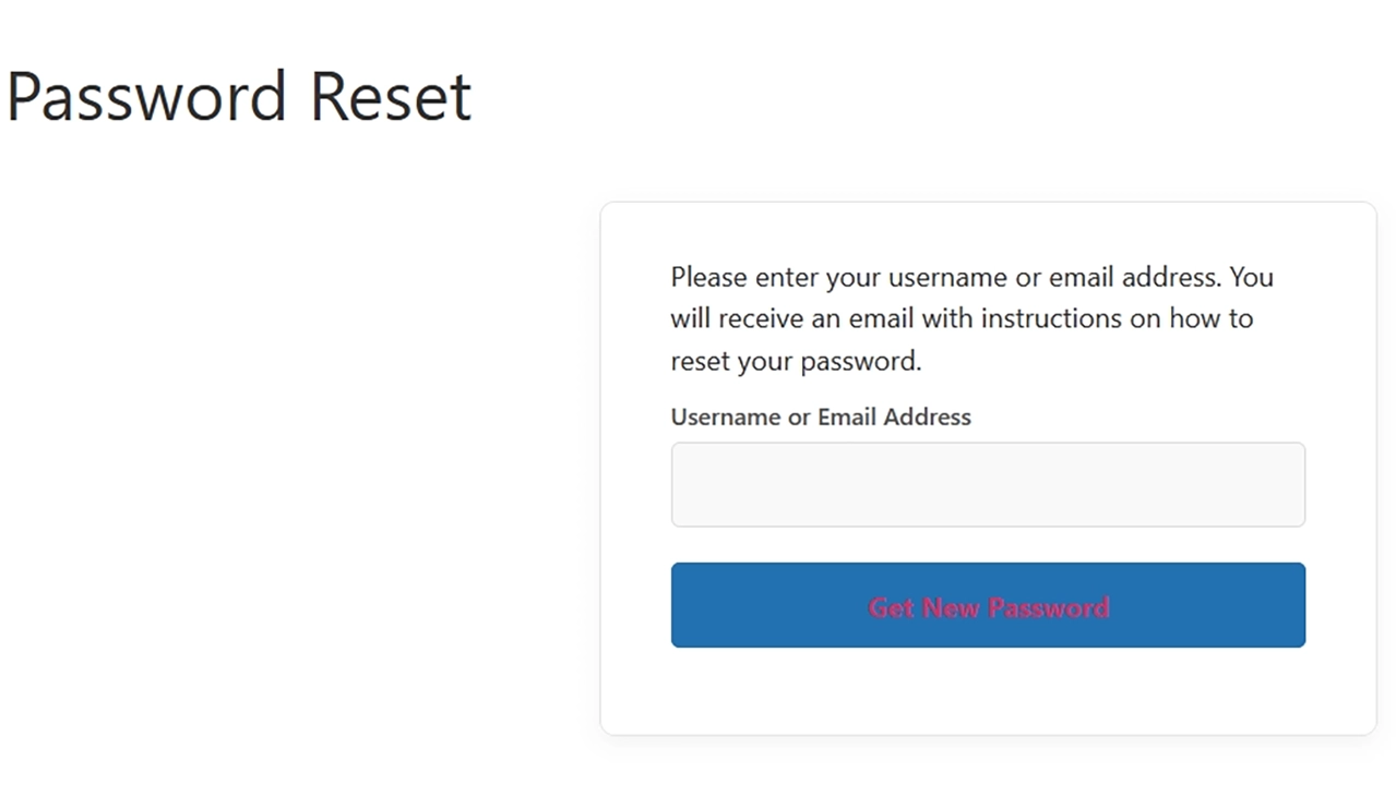 Simple Password Reset: Allow users to securely reset their password through a simple and intuitive interface, providing a much better experience than the default WordPress process.